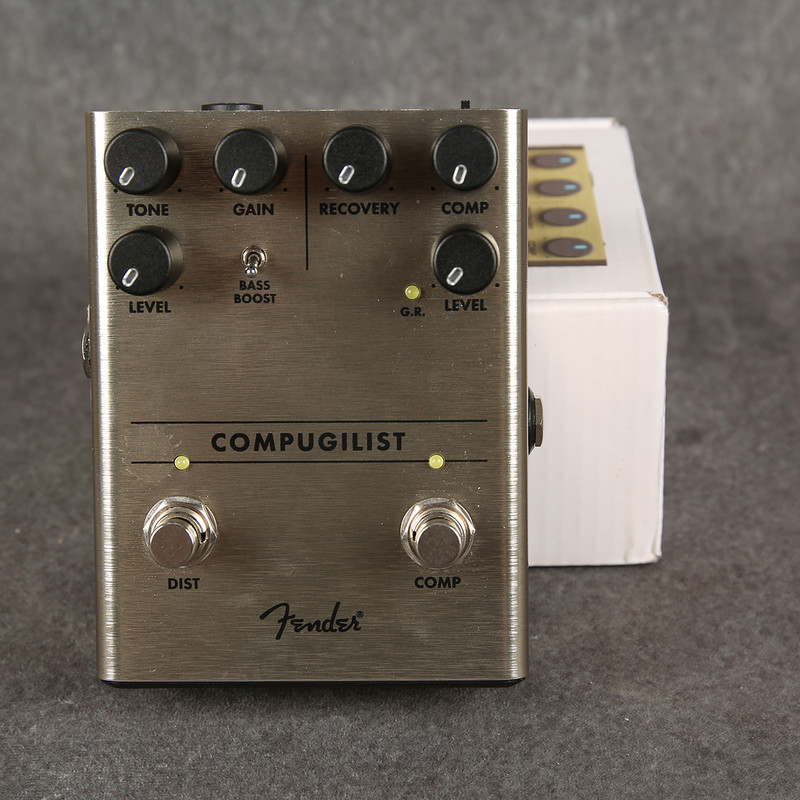 Fender Compugilist Compressor Distortion Pedal - 2nd Hand Fender Compugilist Compressor Distortion Pedal - 2nd Hand