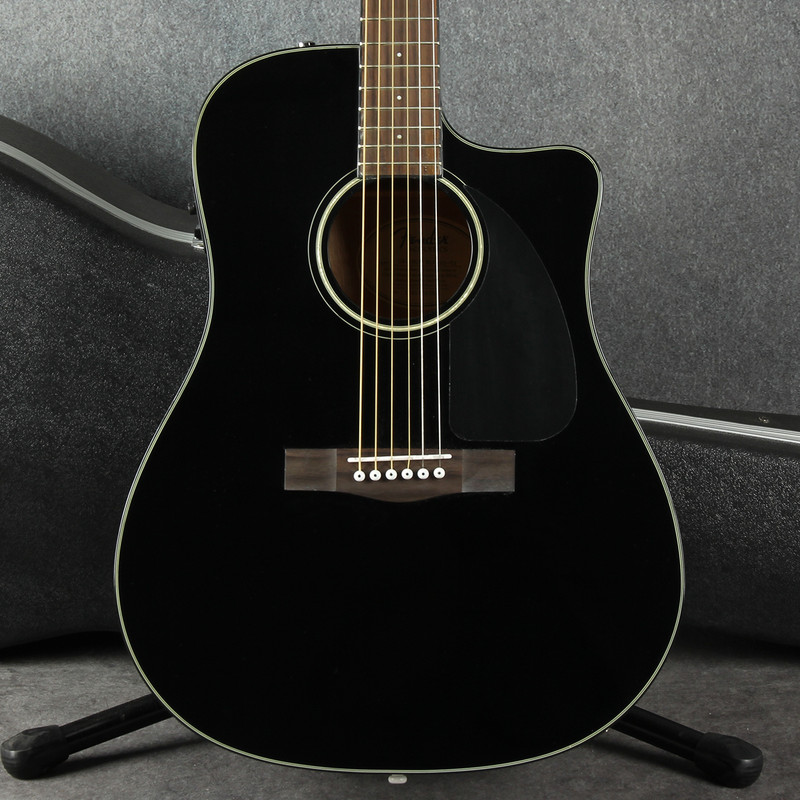 Fender CD-60SCE Dreadnought Acoustic - Black - 2nd Hand