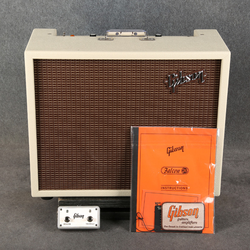Gibson Falcon 20 1x12 Valve Combo - Cream Bronco **COLLECTION ONLY** - 2nd Hand Gibson Falcon 20 1x12 Valve Combo - Cream Bronco **COLLECTION ONLY** - 2nd Hand