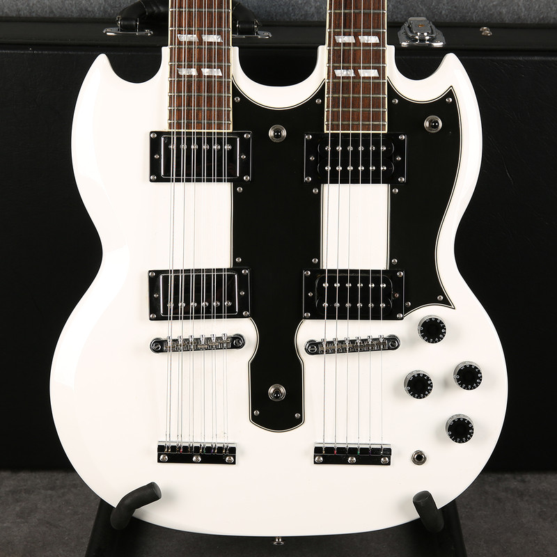 Epiphone Limited Edition G-1275 Custom Double Neck - Alpine White - 2nd Hand