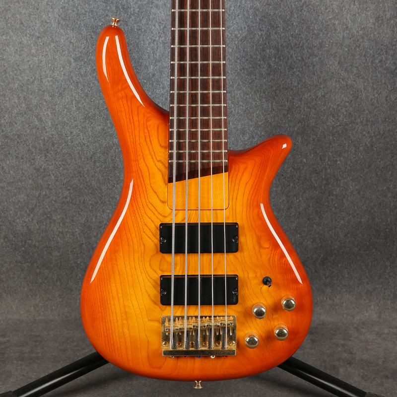 Bass Collection SGC Nanyo 5 String Bass - Trans Amber - 2nd Hand