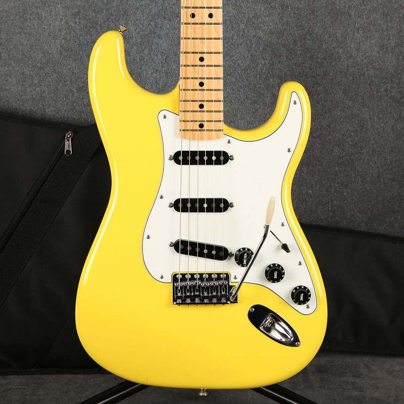 Fender MIJ Limited International Colour Stratocaster - Monaco Yellow - 2nd Hand