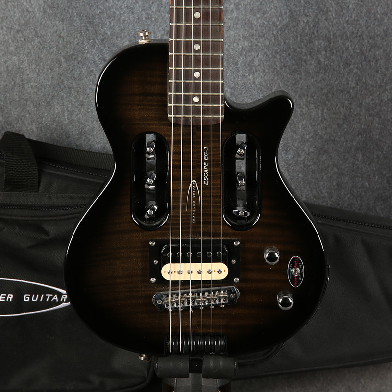 Traveler Escape EG-1 Guitar - Trans Black Burst - 2nd Hand