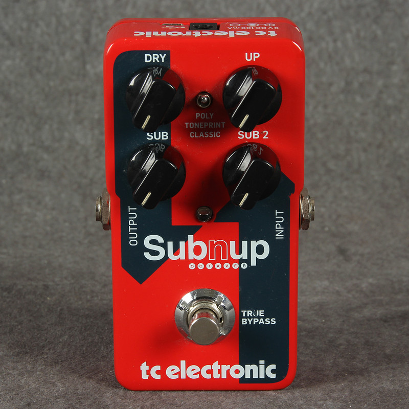 TC Electronic Sub N Up Octaver Pedal - 2nd Hand TC Electronic Sub N Up Octaver Pedal - 2nd Hand