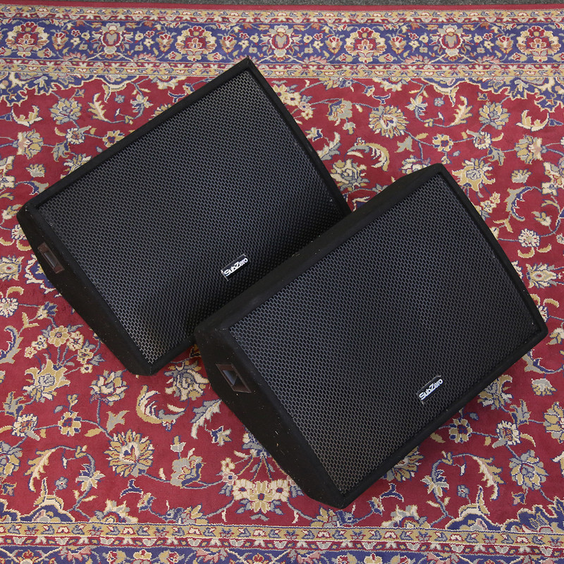 SubZero C15MA Active Stage Monitor & C15M Passive Stage Monitor - 2nd Hand SubZero C15MA Active Stage Monitor & C15M Passive Stage Monitor - 2nd Hand