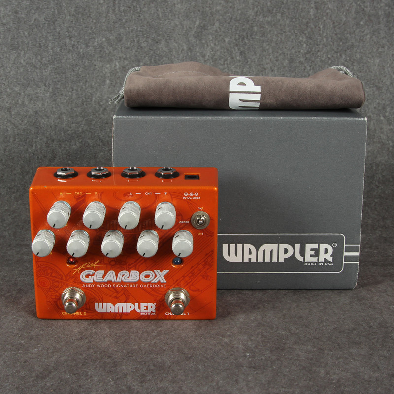 Wampler Gearbox Andy Wood Signature Overdrive Pedal - 2nd Hand