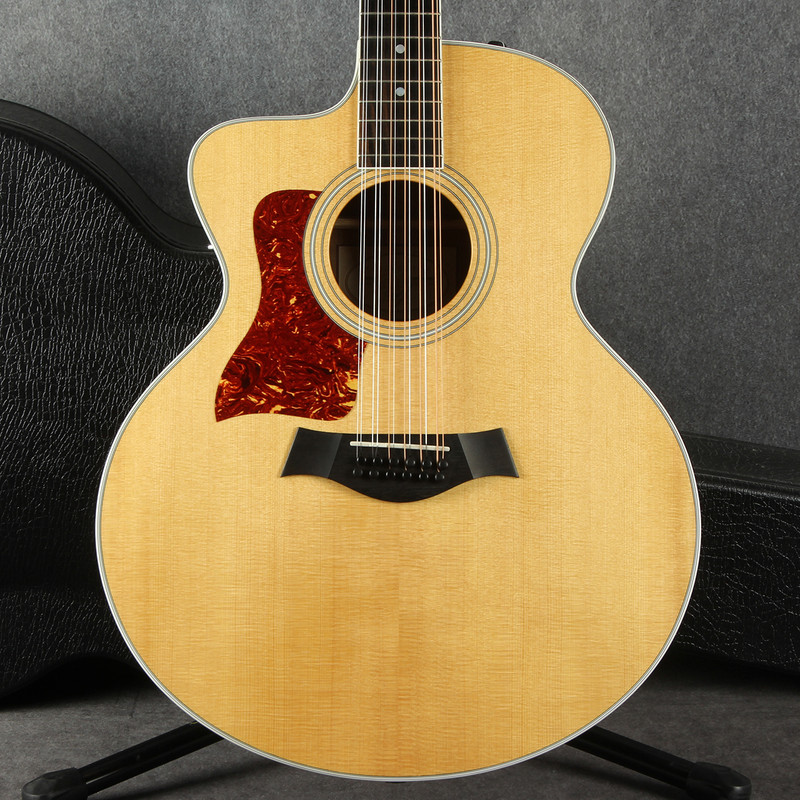 Taylor 455ce 12-String Electro-Acoustic - Natural - Left Handed - 2nd Hand