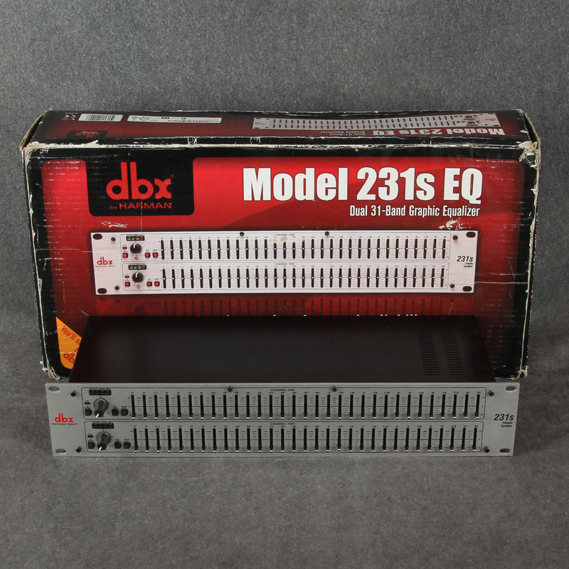 DBX 231s Rackmount Graphic Equalizer - 2nd Hand DBX 231s Rackmount Graphic Equalizer - 2nd Hand