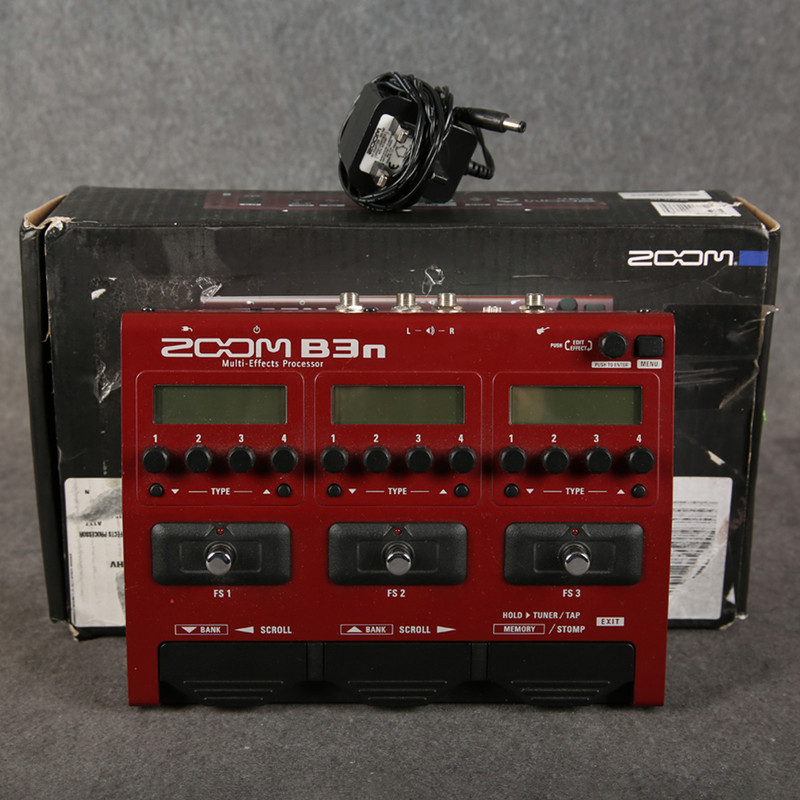 Zoom B3n Bass Multi Effects Pedal - 2nd Hand Zoom B3n Bass Multi Effects Pedal - 2nd Hand