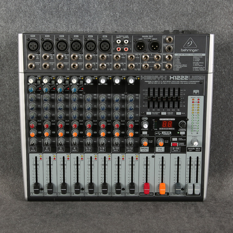 Behringer XENYX X1222USB Mixer - 2nd Hand (150321)