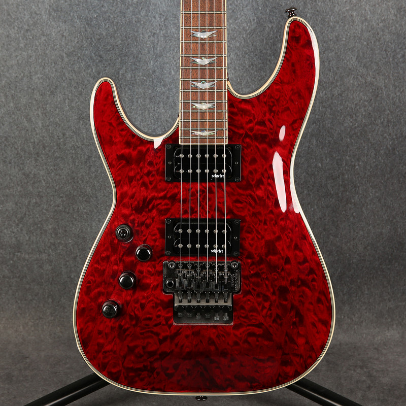 Schecter Omen Extreme 6 FR - Left Handed - Black Cherry - 2nd Hand