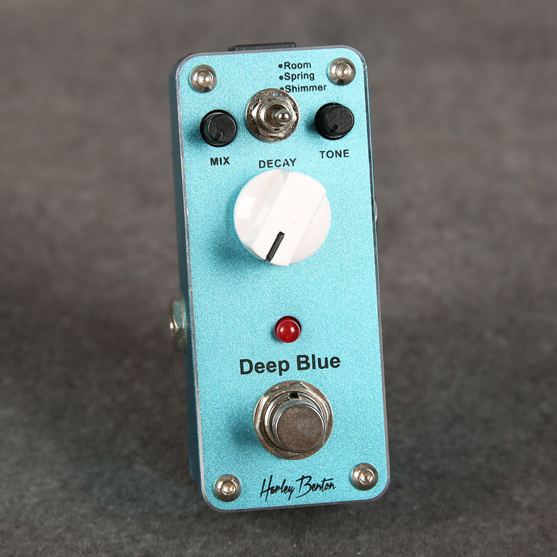 Harley Benton MiniStomp Deep Blue - 2nd Hand