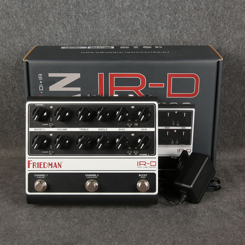 Friedman IR-D 2-Channel Dirty Shirley Twin Sister Tube Preamp Pedal - 2nd Hand