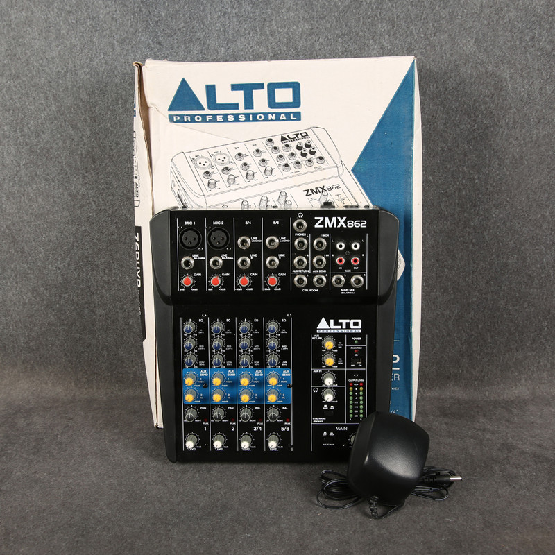 Alto Professional Zephyr ZMX862 6-Channel Compact Mixer - 2nd Hand