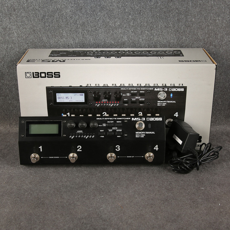 Boss MS-3 Multi Effects Switcher - 2nd Hand (151196) Boss MS-3 Multi Effects Switcher - 2nd Hand (151196)