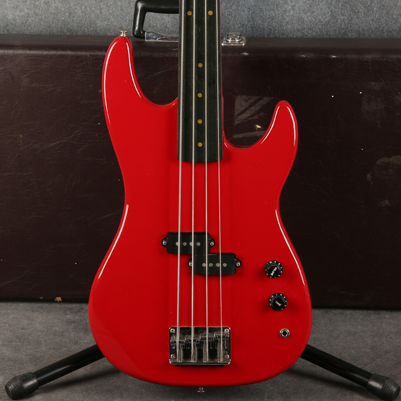 Rockwood LX100B Fretless - Red - 2nd Hand