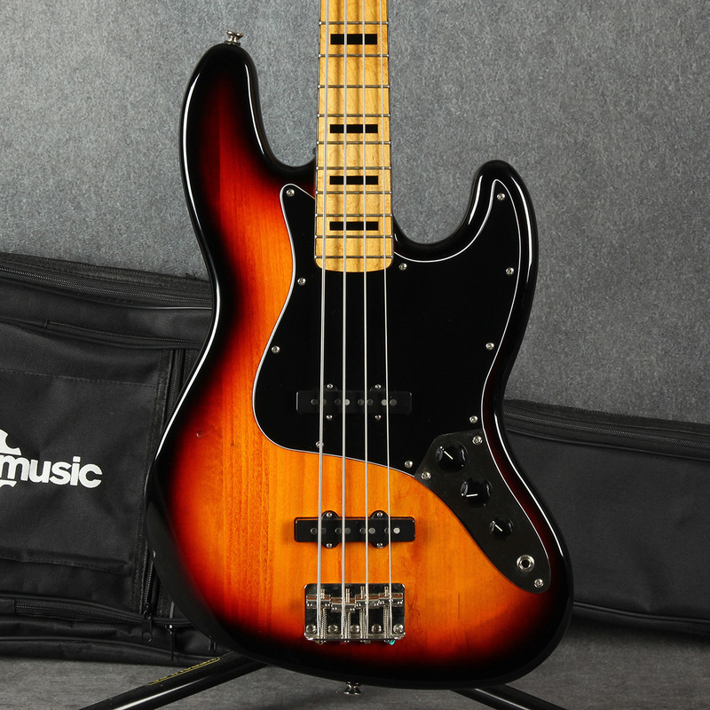 Squier Classic Vibe 70s Jazz Bass - 3 Tone Sunburst - 2nd Hand