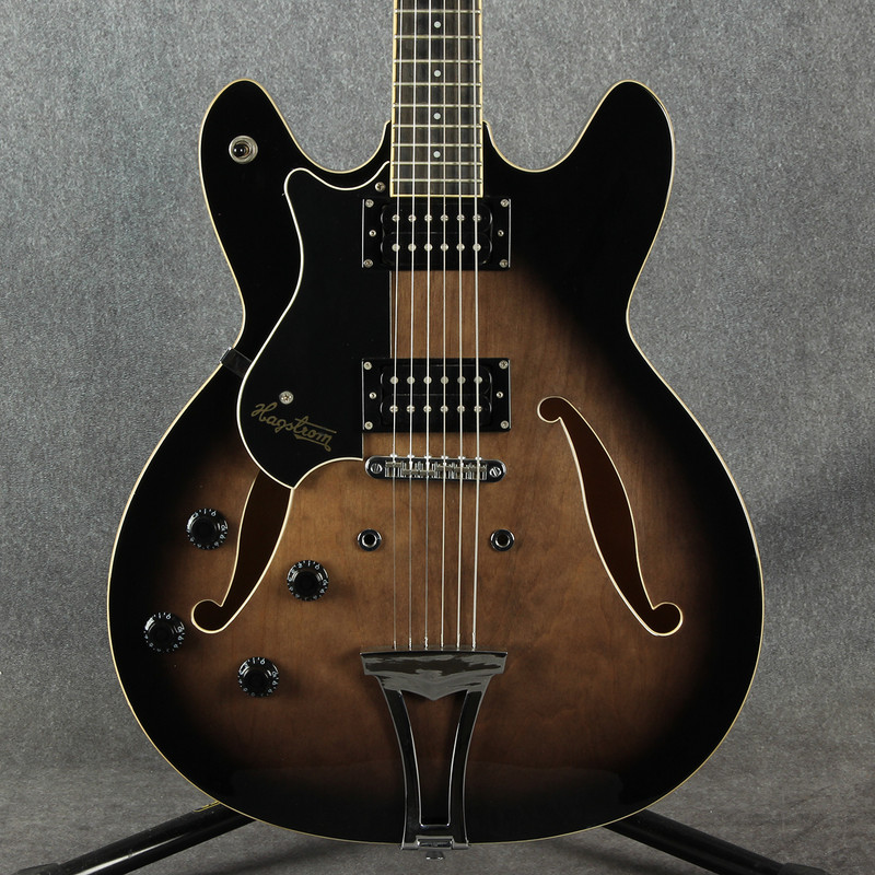 Hagstrom Ultralux Viking II - Left Handed - Black Burst - 2nd Hand