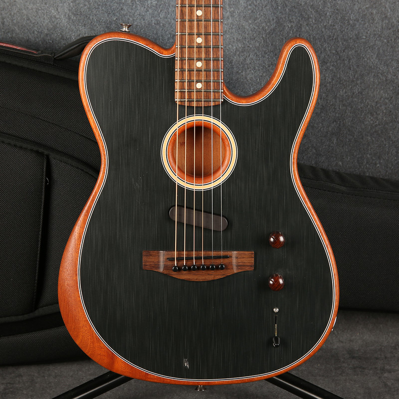 Fender Acoustasonic Player Telecaster - Brushed Black - 2nd Hand