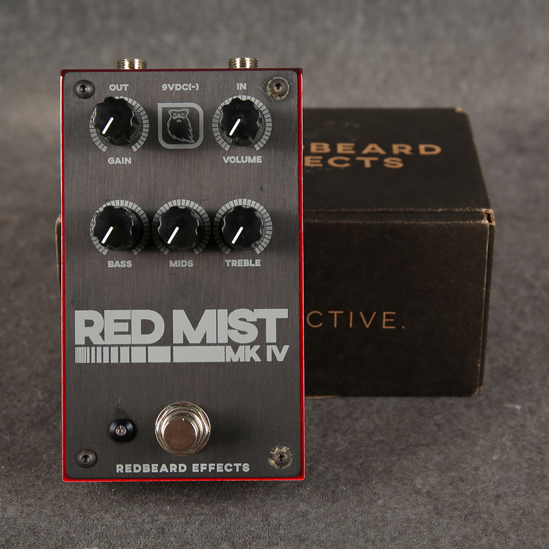Redbeard Effects Redmist MKIV Overdrive Pedal - 2nd Hand