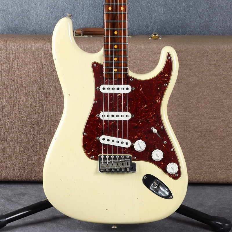 Fender Custom Shop 1960 Stratocaster Journeyman Relic - Olympic White - 2nd Hand