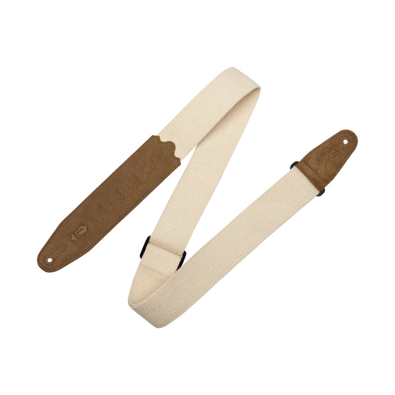 Levy's PickPocket Cotton Series Guitar Strap - Natural Levy's PickPocket Cotton Series Guitar Strap - Natural
