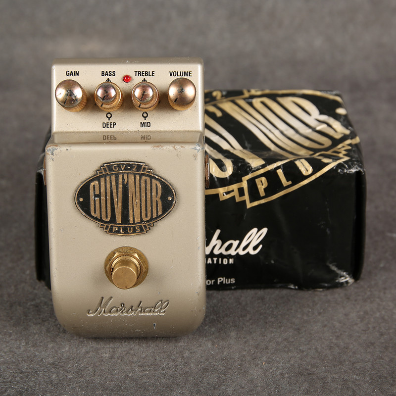 Marshall Guvnor Plus GV2 Overdrive Pedal - 2nd Hand