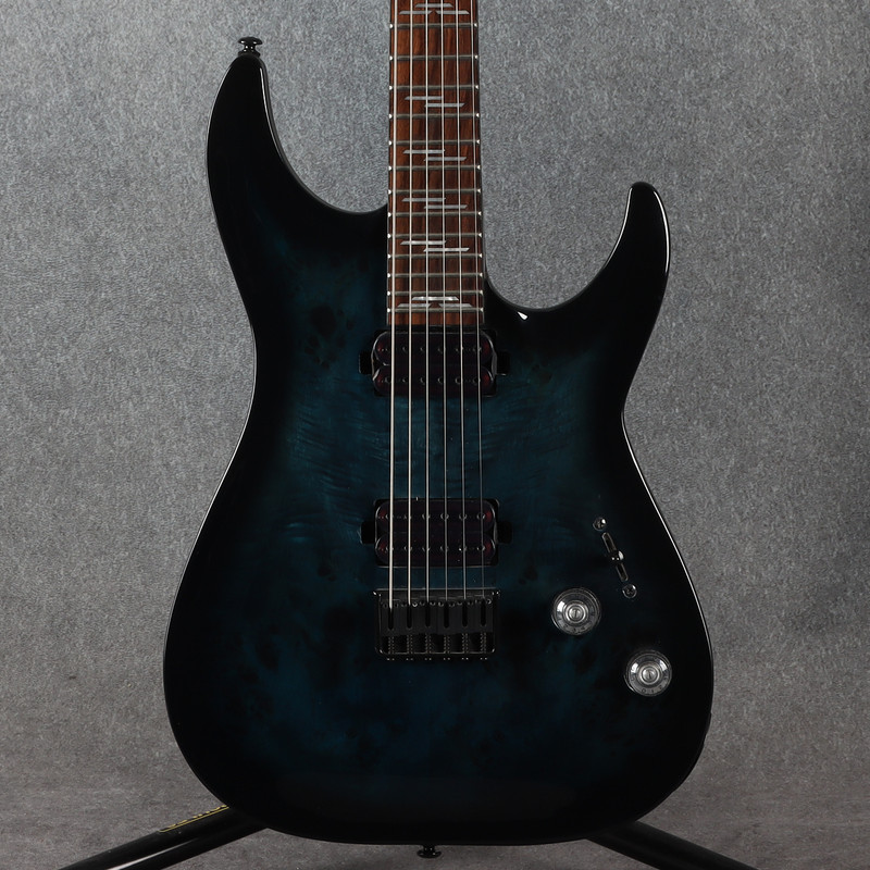 Schecter Omen Elite-6 - Thru Blue Burst - 2nd Hand