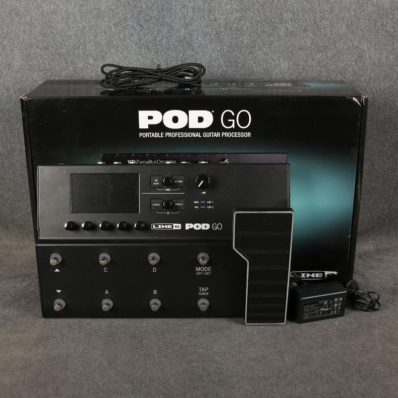 Line 6 Pod Go Modelling and Multi-Effects Pedal - 2nd Hand Line 6 Pod Go Modelling and Multi-Effects Pedal - 2nd Hand