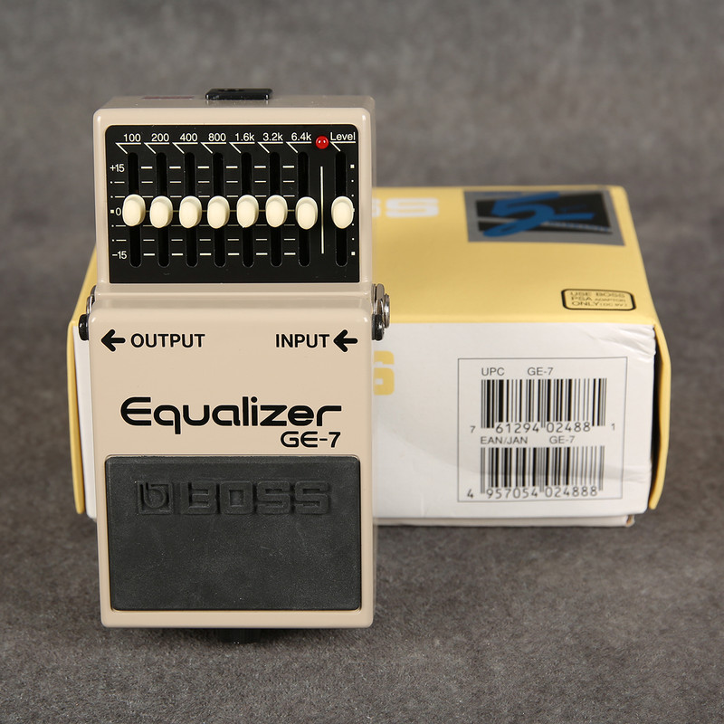 Boss GE-7 FX Pedal - 2nd Hand