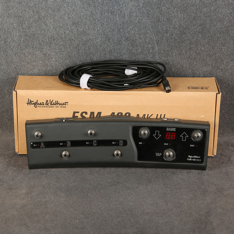 Hughes & Kettner FSM-432 MkIII Footswitch - 2nd Hand (153714)