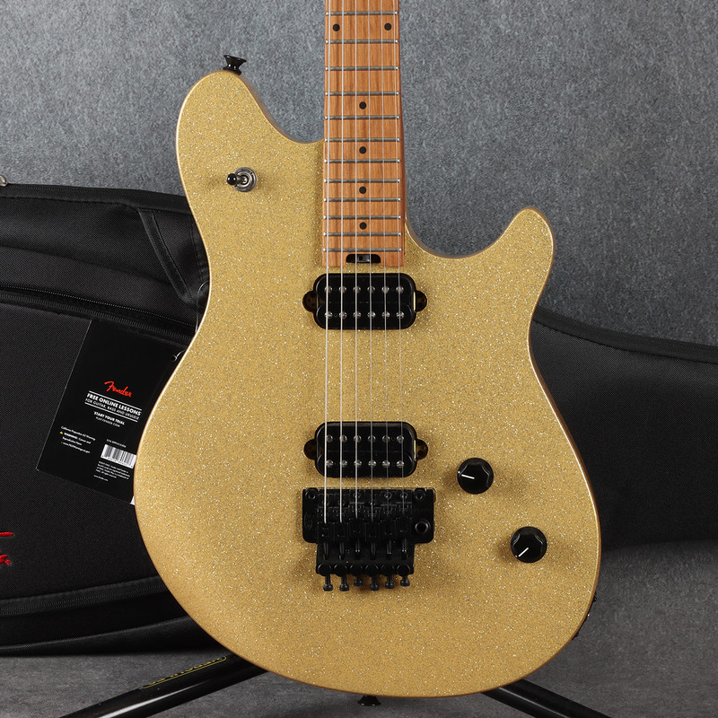 EVH Wolfgang WG Standard - Baked Maple Fingerboard - Gold Sparkle - 2nd Hand