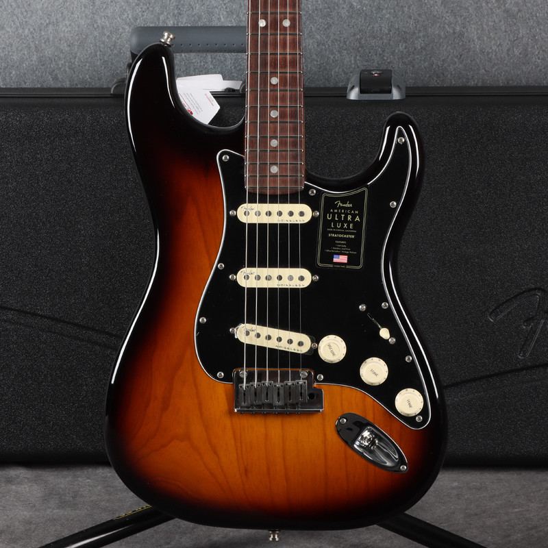 Fender American Ultra Luxe Stratocaster - 2 Tone Sunburst - 2nd Hand (X1177287)