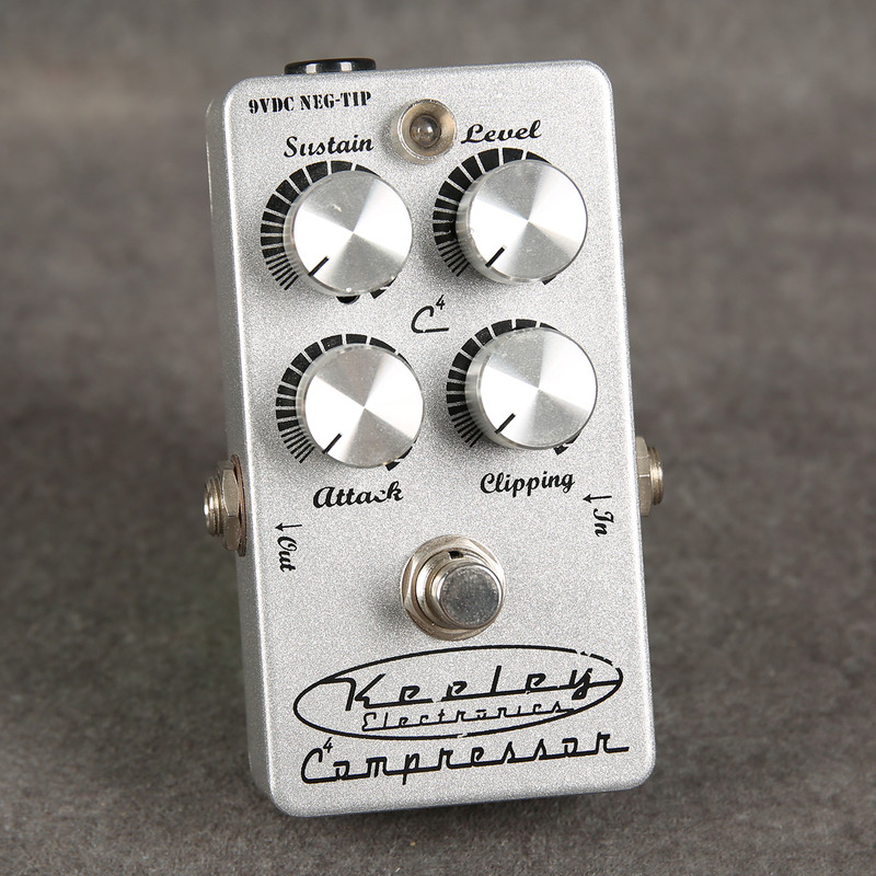 Keeley Electronics C4 4-Knob Compressor Pedal - 2nd Hand Keeley Electronics C4 4-Knob Compressor Pedal - 2nd Hand