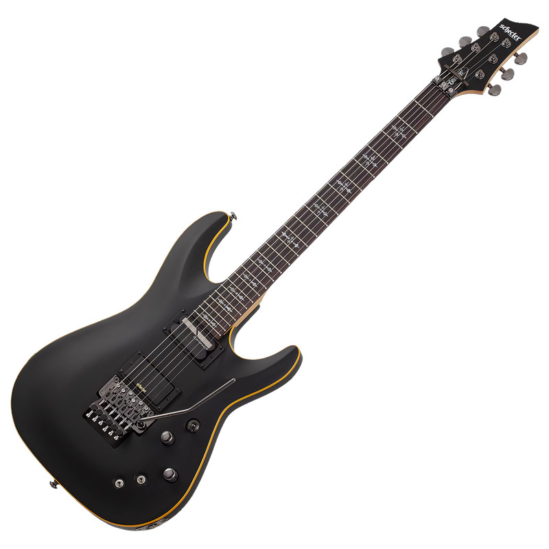 Schecter Demon-6 FR-S - Aged Black Satin