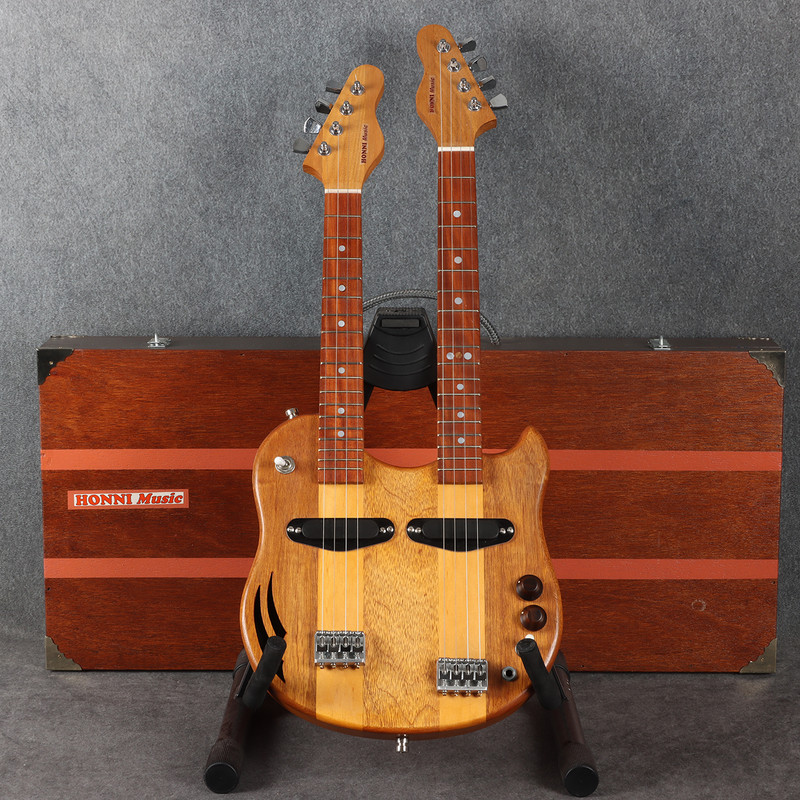 Honni Twin Neck Electric Ukelele - Natural - 2nd Hand