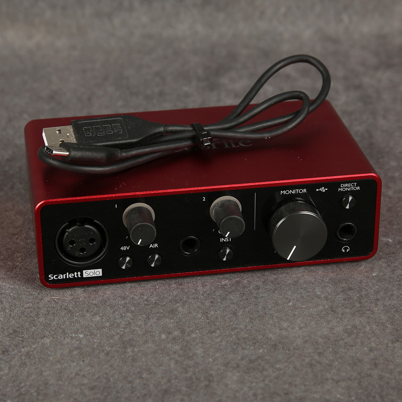 Focusrite Scarlett Solo Gen 3 - 2nd Hand