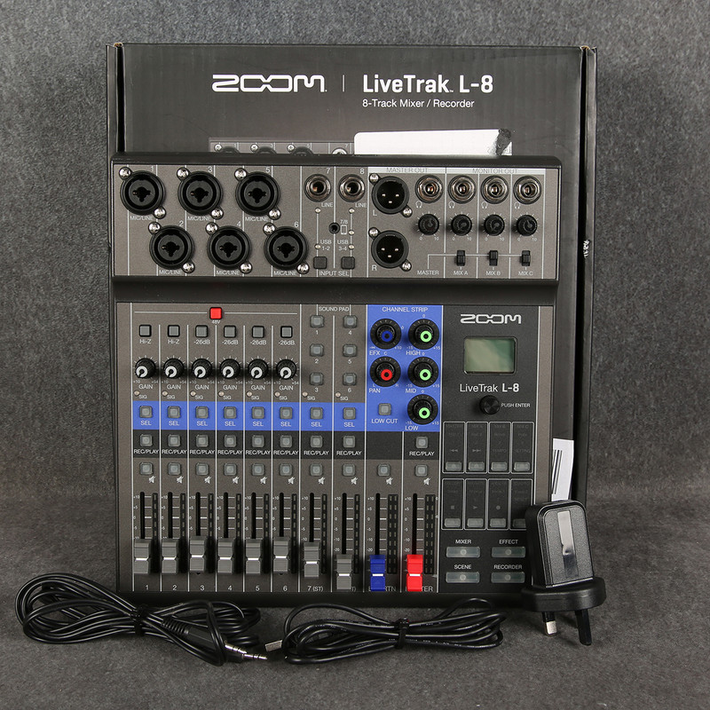 Zoom Livetrack 8 Multi Track Recorder - 2nd Hand