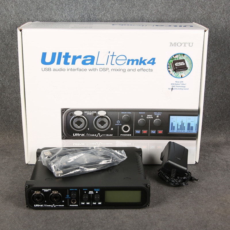 Motu Ultralite MK4 USB Interface - 2nd Hand Motu Ultralite MK4 USB Interface - 2nd Hand