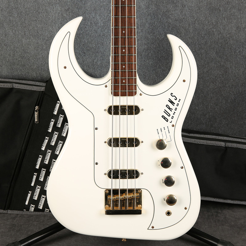 Burns Club Series Bison Bass - White - 2nd Hand Burns Club Series Bison Bass - White - 2nd Hand