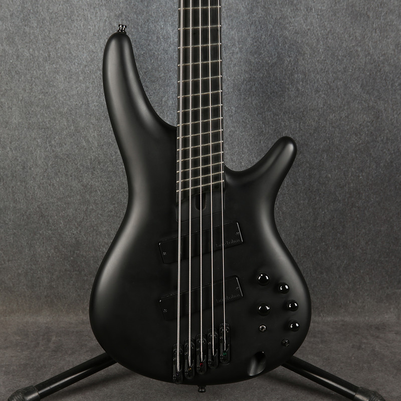 Ibanez Iron Label SRMS625EX-BKF Multi-Scale 5 String Bass- Black Flat - 2nd Hand