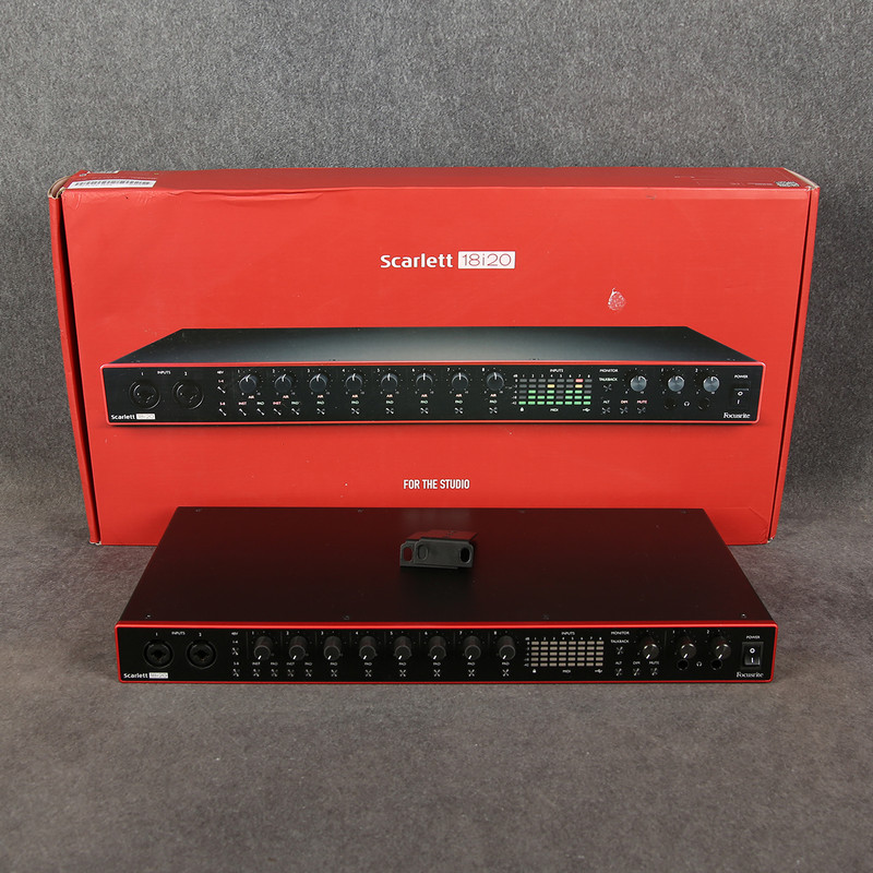 Focusrite 18i20 USB Audio Interface 3rd Gen - 2nd Hand