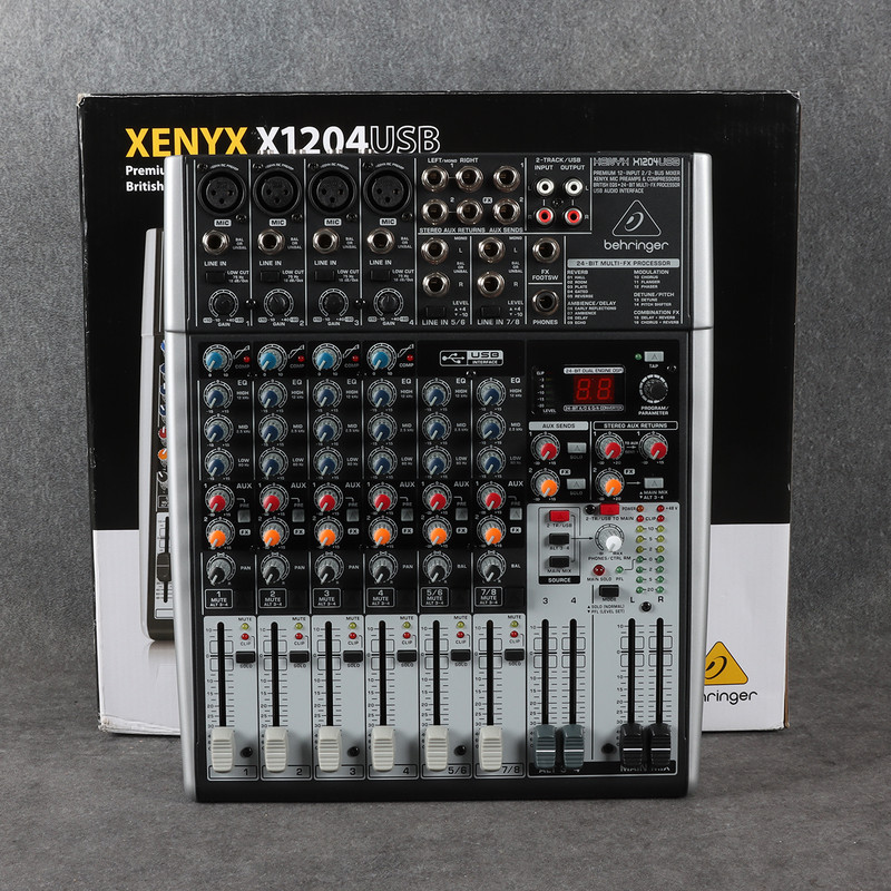 Behringer XENYX X1204 USB Mixer - 2nd Hand