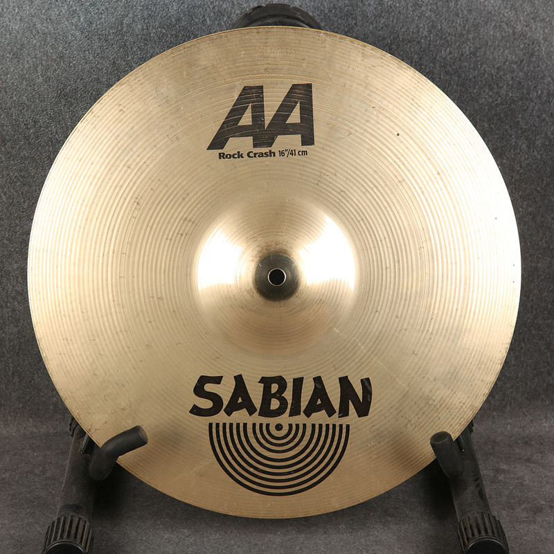 Sabian AA 16" Rock Crash Cymbal - 2nd Hand