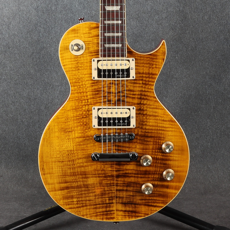 Vintage V100AFD Reissued Flamed Amber - 2nd Hand Vintage V100AFD Reissued Flamed Amber - 2nd Hand