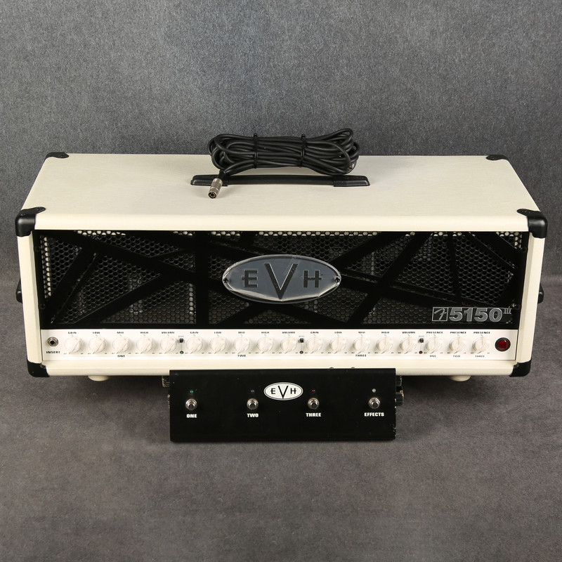 EVH 5150III 100w Valve Amp Head - Ivory **COLLECTION ONLY** - 2nd Hand EVH 5150III 100w Valve Amp Head - Ivory **COLLECTION ONLY** - 2nd Hand
