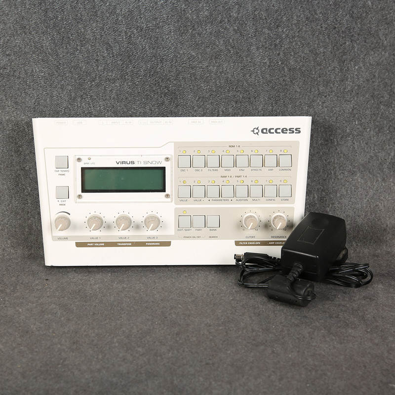 Access Virus Ti Snow Desktop Synthesizer - 2nd Hand