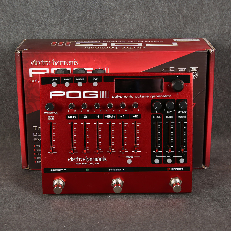 Electro Harmonix POG III Polyphonic Octave Generator Pedal - 2nd Hand