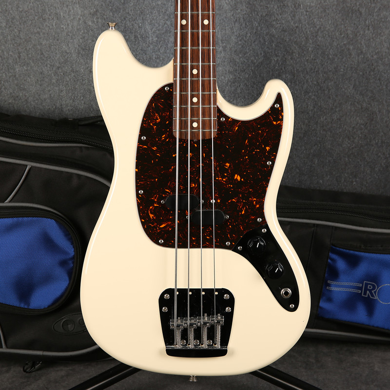 Fender Made in Japan Mustang Bass - Olympic White - 2nd Hand