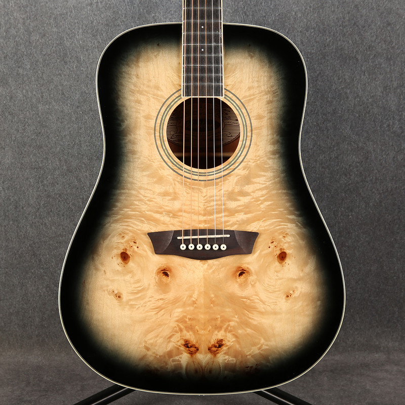 Washburn Deep Forrest DFBDB Dreadnought Acoustic - Black Fade - 2nd Hand